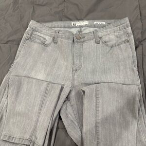 “Anne Klein” Gray Skinny Ankle Jeans